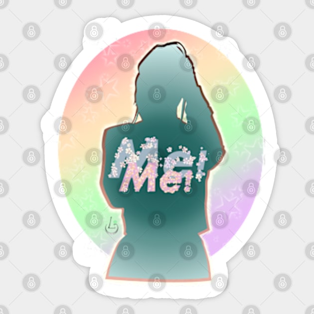 Me! Sticker by AudreyWagnerArt